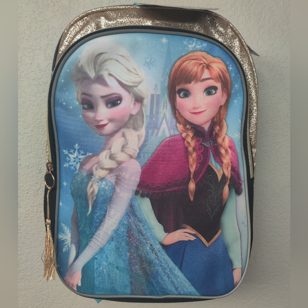 Disney Frozen Character Light-Up Backpack with Gold Accents